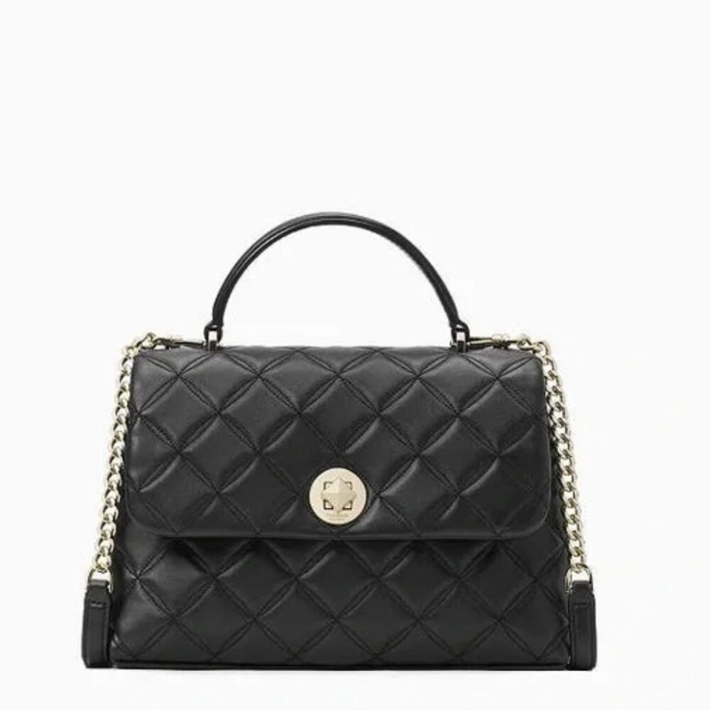 Kate Spade Natalia Quilted Leather Top Handle Satchel